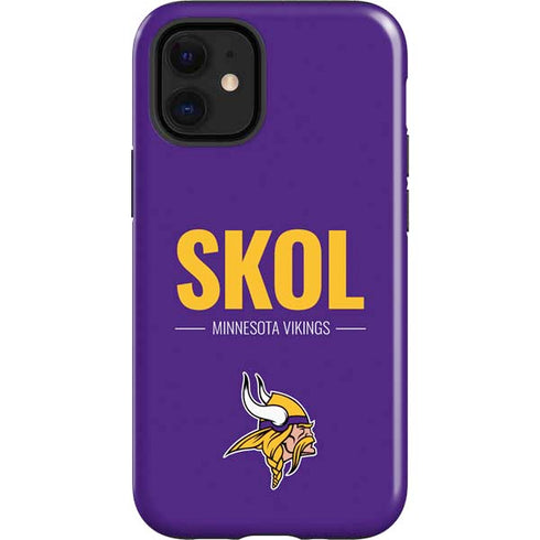 NFL Minnesota Vikings Team Motto iPhone 12 Mini Impact Case