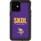 NFL Minnesota Vikings Team Motto iPhone 12 Mini Waterproof Case