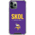 NFL Minnesota Vikings Team Motto iPhone 12 Pro Clear Case