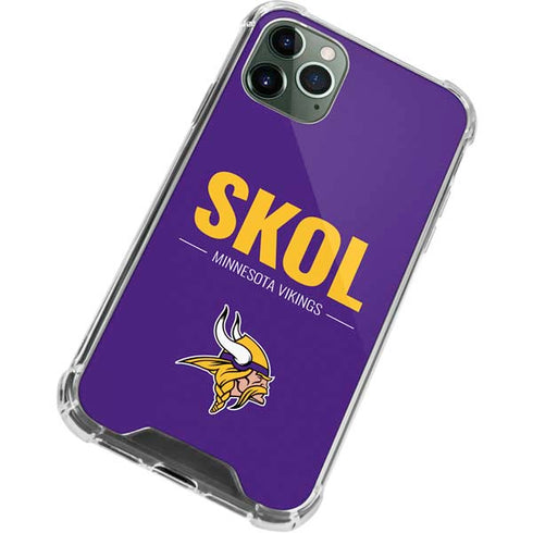NFL Minnesota Vikings Team Motto iPhone 12 Pro Clear Case