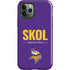NFL Minnesota Vikings Team Motto iPhone 12 Pro Impact Case