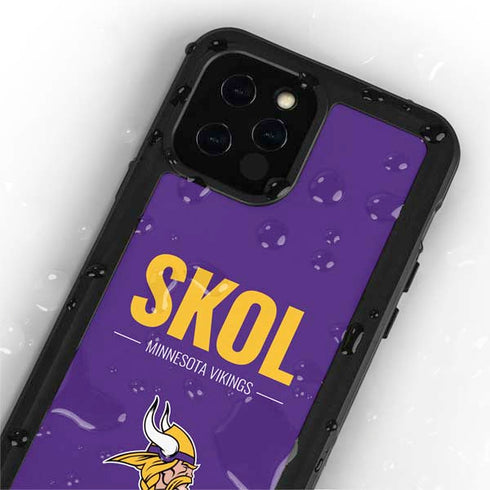 NFL Minnesota Vikings Team Motto iPhone 12 Pro Waterproof Case