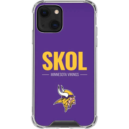 NFL Minnesota Vikings Team Motto iPhone 13 Mini Clear Case