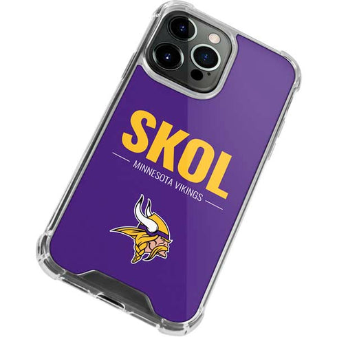 NFL Minnesota Vikings Team Motto iPhone 13 Pro Clear Case