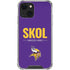 NFL Minnesota Vikings Team Motto iPhone 14 Plus Clear Case