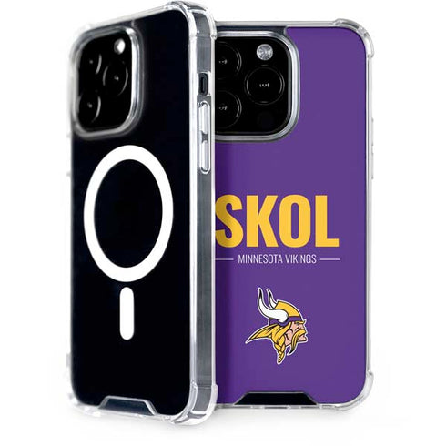 NFL Minnesota Vikings Team Motto iPhone 15 Pro MagSafe Case