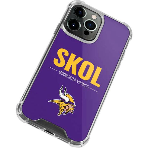 NFL Minnesota Vikings Team Motto iPhone 14 Pro Max Clear Case