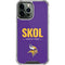 NFL Minnesota Vikings Team Motto iPhone 14 Pro Max Clear Case