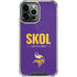 NFL Minnesota Vikings Team Motto iPhone 14 Pro Max Clear Case
