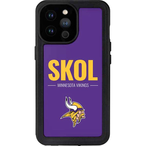 NFL Minnesota Vikings Team Motto iPhone 14 Pro Max Waterproof Case