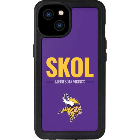 NFL Minnesota Vikings Team Motto iPhone 15 Plus Waterproof Case