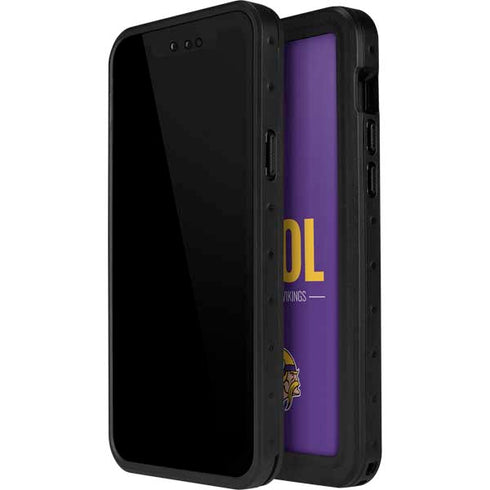 NFL Minnesota Vikings Team Motto iPhone 15 Waterproof Case