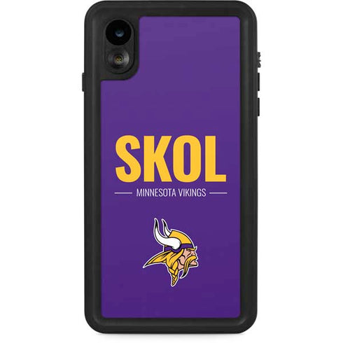NFL Minnesota Vikings Team Motto iPhone XR Waterproof Case