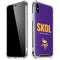 NFL Minnesota Vikings Team Motto iPhone XS Max Clear Case