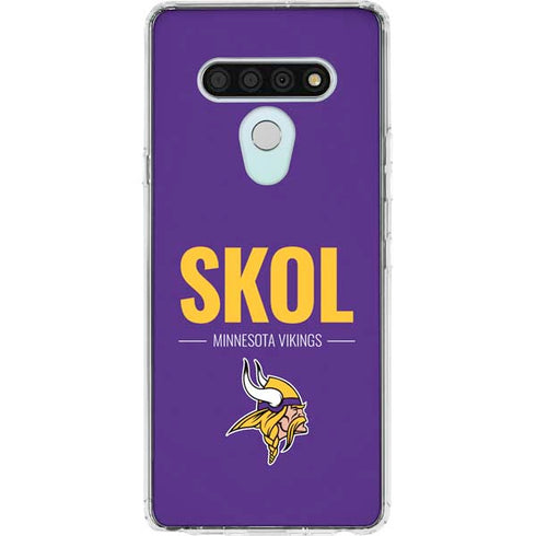 NFL Minnesota Vikings Team Motto LG Stylo 6 Clear Case