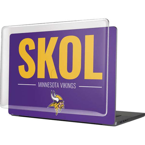 NFL Minnesota Vikings Team Motto MacBook Pro 16in (2021-25) Case plus Skin