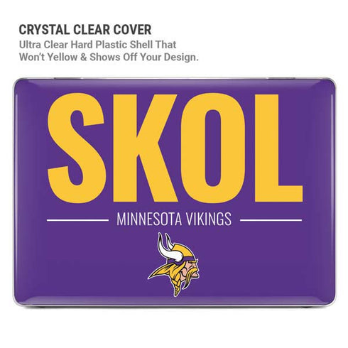 NFL Minnesota Vikings Team Motto MacBook Pro 16in (2021-25) Case plus Skin