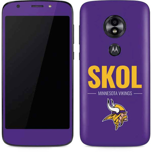 NFL Minnesota Vikings Team Motto Moto E5 Play Skin