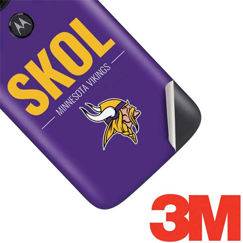 NFL Minnesota Vikings Team Motto Moto E5 Play Skin