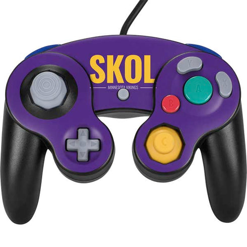 NFL Minnesota Vikings Team Motto Nintendo GameCube Controller Skin
