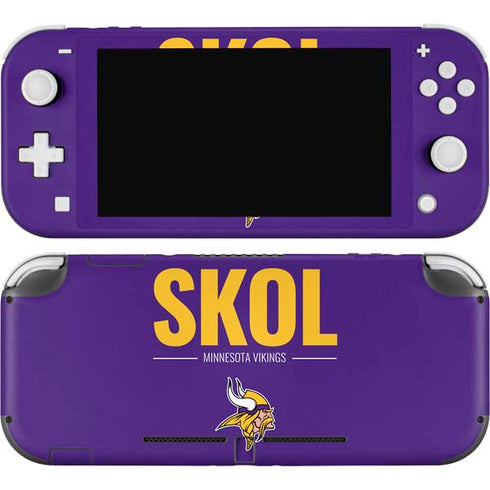 NFL Minnesota Vikings Team Motto Nintendo Switch Lite Skin
