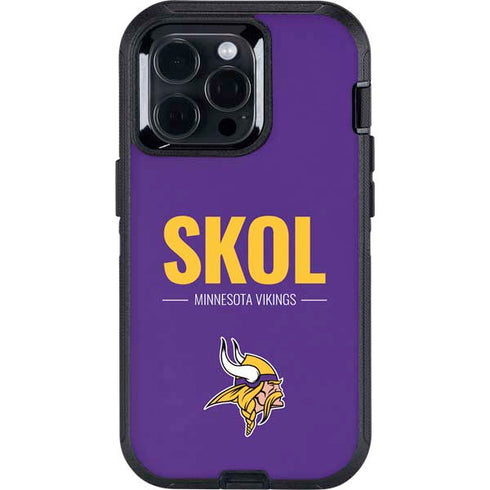 NFL Minnesota Vikings Team Motto Otterbox Defender iPhone Skin