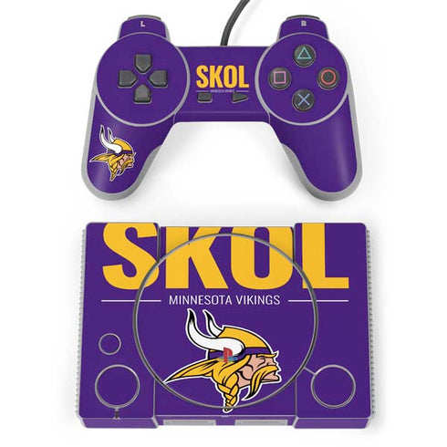 NFL Minnesota Vikings Team Motto PlayStation Classic Bundle Skin