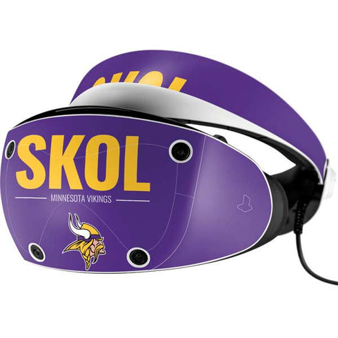 NFL Minnesota Vikings Team Motto PlayStation VR2 Skin