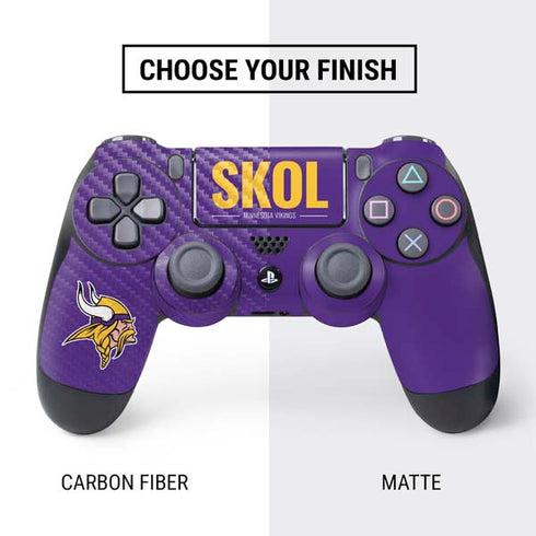 NFL Minnesota Vikings Team Motto PS4 Controller Skin