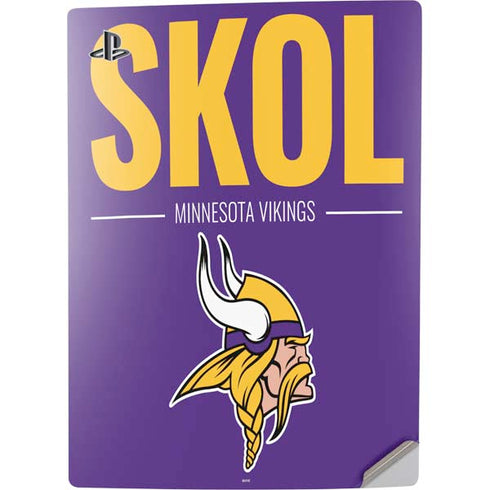 NFL Minnesota Vikings Team Motto PS5 Digital Edition Console Skin