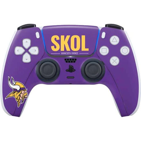 NFL Minnesota Vikings Team Motto PS5 Controller Skin