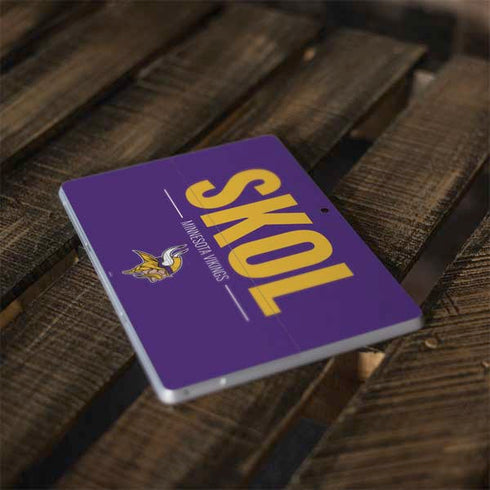 NFL Minnesota Vikings Team Motto Surface Go Skin