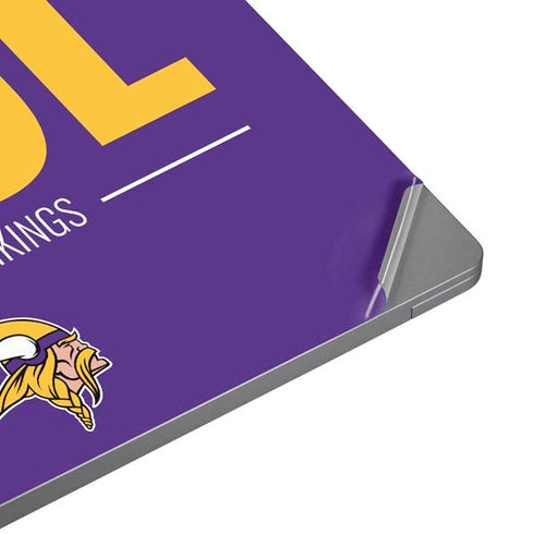 NFL Minnesota Vikings Team Motto Universal Laptop 12in (9.8 x 6.8in) Skin