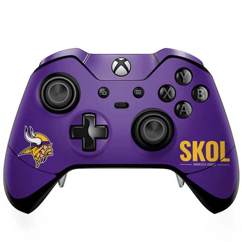 NFL Minnesota Vikings Team Motto Xbox One Elite Controller Skin