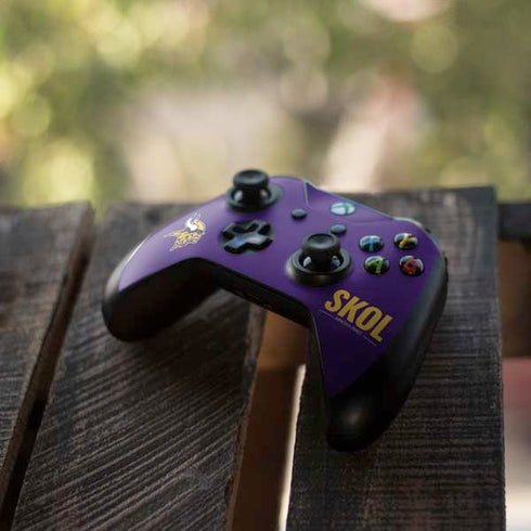 NFL Minnesota Vikings Team Motto Xbox One S Controller Skin