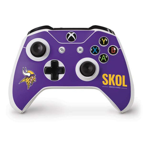 NFL Minnesota Vikings Team Motto Xbox One S Controller Skin