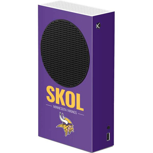 NFL Minnesota Vikings Team Motto Xbox Series S Console Skin
