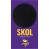 NFL Minnesota Vikings Team Motto Xbox Series S Console Skin
