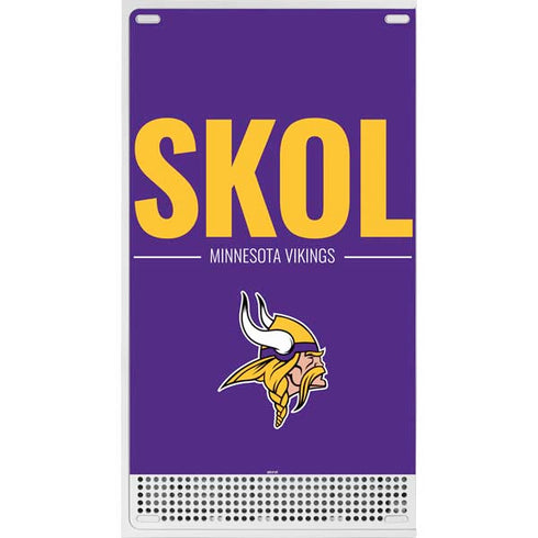 NFL Minnesota Vikings Team Motto Xbox Series S Console Skin