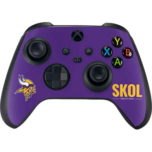 NFL Minnesota Vikings Team Motto Xbox Series X Controller Skin