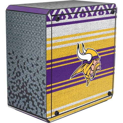 NFL Minnesota Vikings Trailblazer Cooler Master MasterBox Q300L Mini Tower Skin