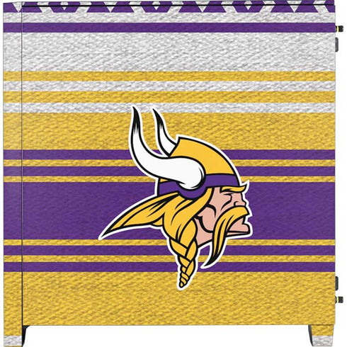 NFL Minnesota Vikings Trailblazer Corsair 4000D Tempered Glass Mid-Tower ATX Case Skin