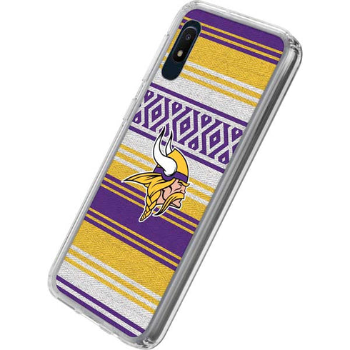 NFL Minnesota Vikings Trailblazer Galaxy A10e Clear Case