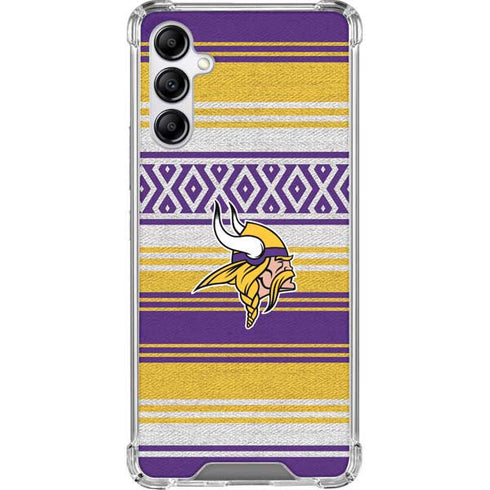 NFL Minnesota Vikings Trailblazer Galaxy A14 5G Clear Case