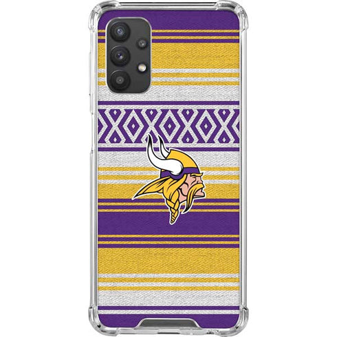NFL Minnesota Vikings Trailblazer Galaxy A32 5G Clear Case