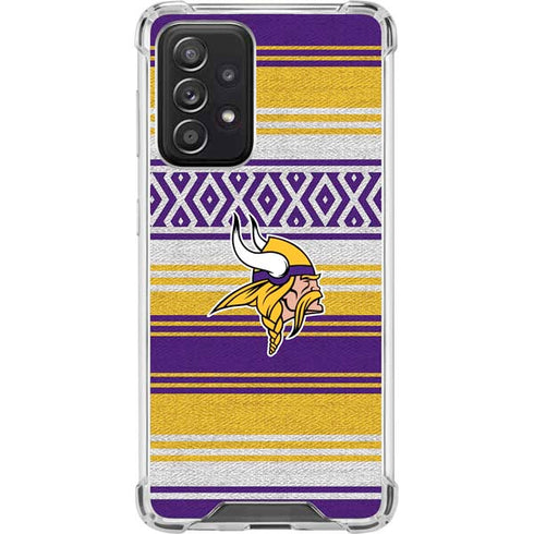 NFL Minnesota Vikings Trailblazer Galaxy A52 5G Clear Case