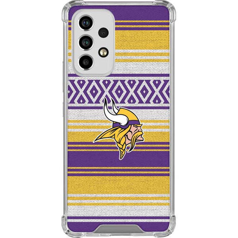 NFL Minnesota Vikings Trailblazer Galaxy A53 5G Clear Case
