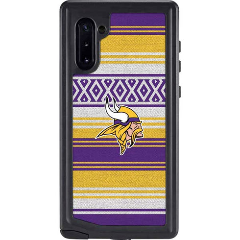 NFL Minnesota Vikings Trailblazer Galaxy Note 10 Waterproof Case