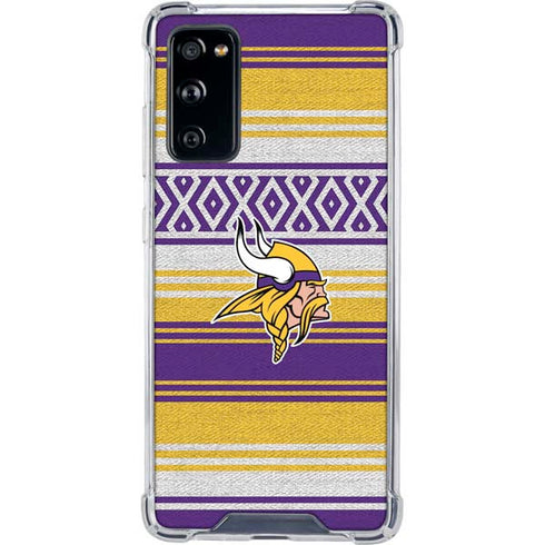 NFL Minnesota Vikings Trailblazer Galaxy S20 FE Clear Case