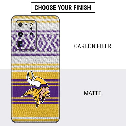 NFL Minnesota Vikings Trailblazer Galaxy S20 Ultra 5G Skin